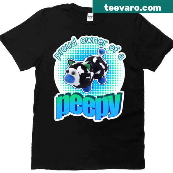 Playful t-shirt for proud Peepy owners featuring happy graphics