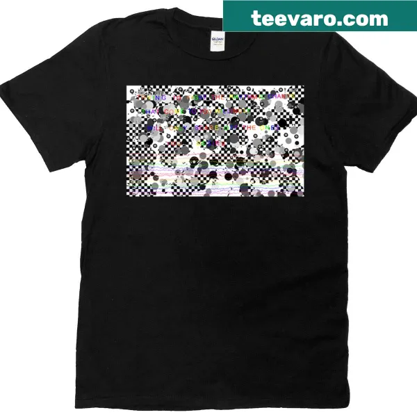Typography design featuring rhythmic chants on a T-shirt