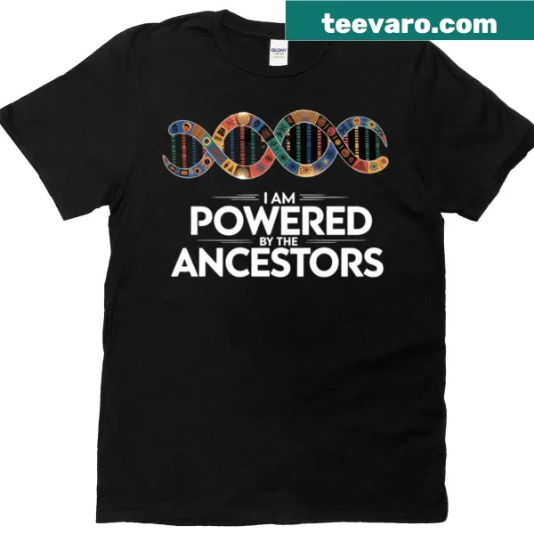 Cartoon T-shirt celebrating heritage and family connections