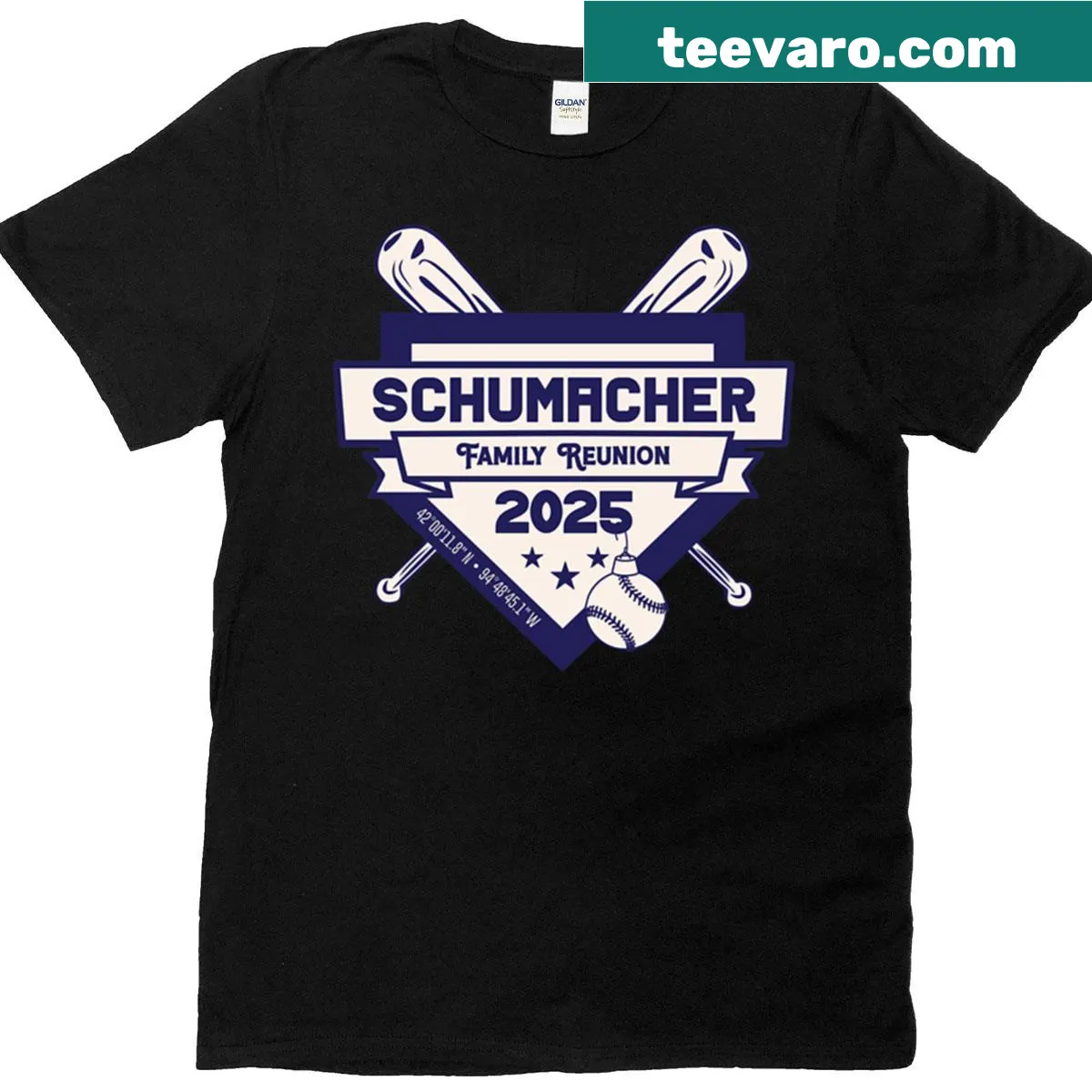 T-shirt for Schumacher family reunion 2025 — on a men's t-shirt