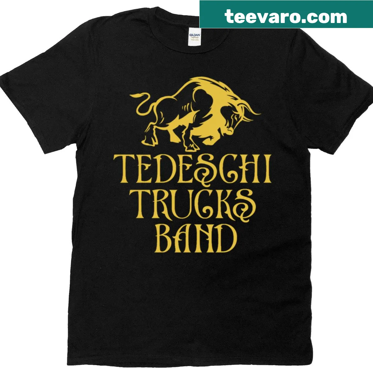 Tedeschi Trucks Band logo T-shirt for fans. — on a men's t-shirt