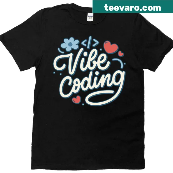 Playful coding-themed T-shirt with vintage design