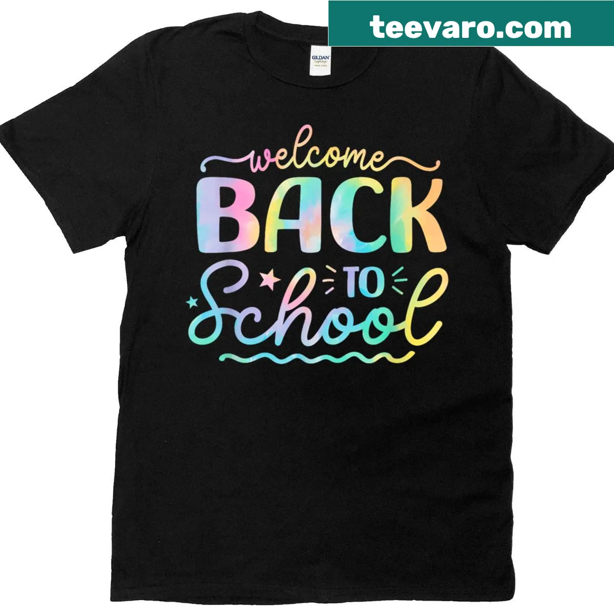 Welcoming T-shirt for teachers, celebrating the new school year — on a men's t-shirt