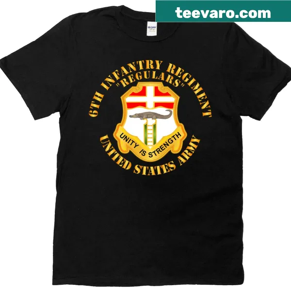 T-shirt displaying the emblem of the 6th Infantry Regiment