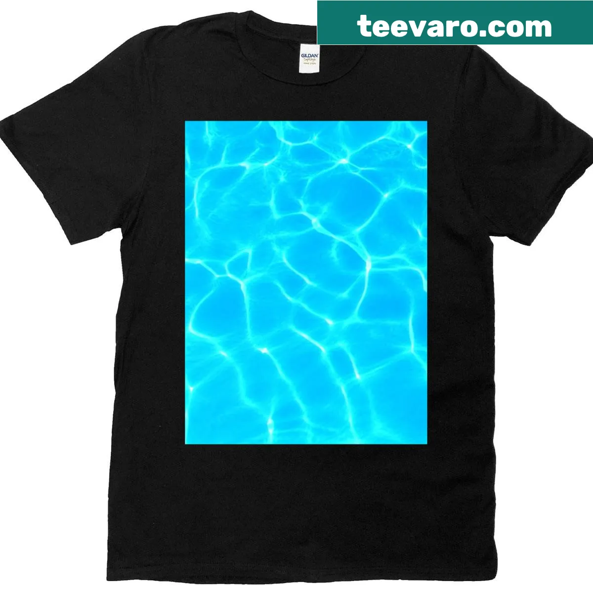 Minimalist T-shirt featuring an abstract art design — on a men's t-shirt