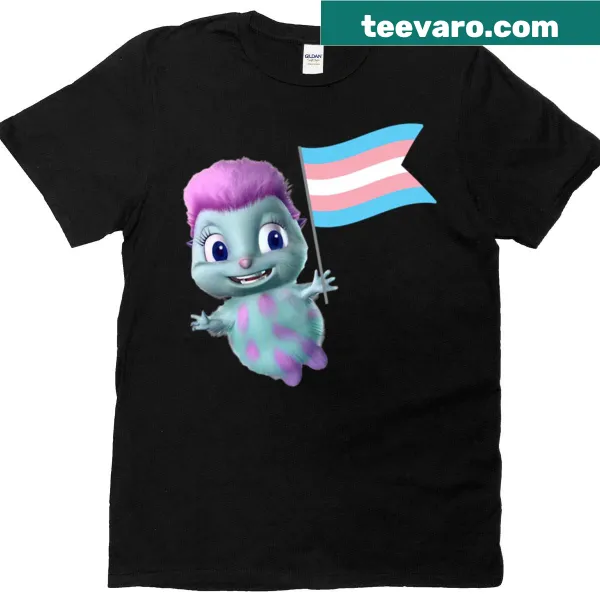 T-shirt featuring the Transgender Pride flag design