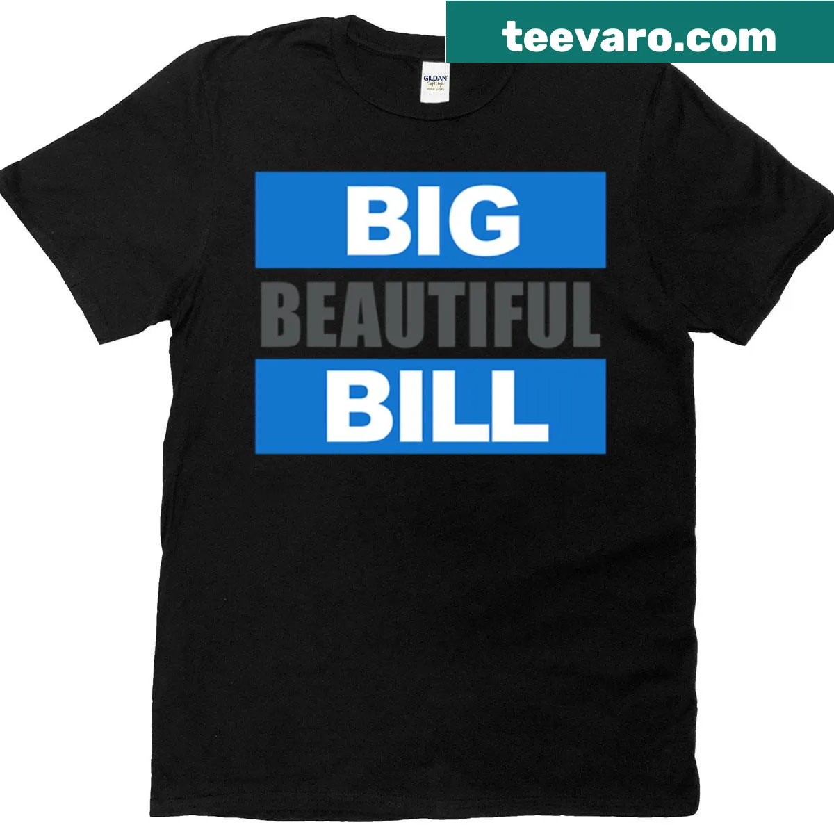 Big Beautiful Bill T-shirt featuring a positive body image design — on a men's t-shirt
