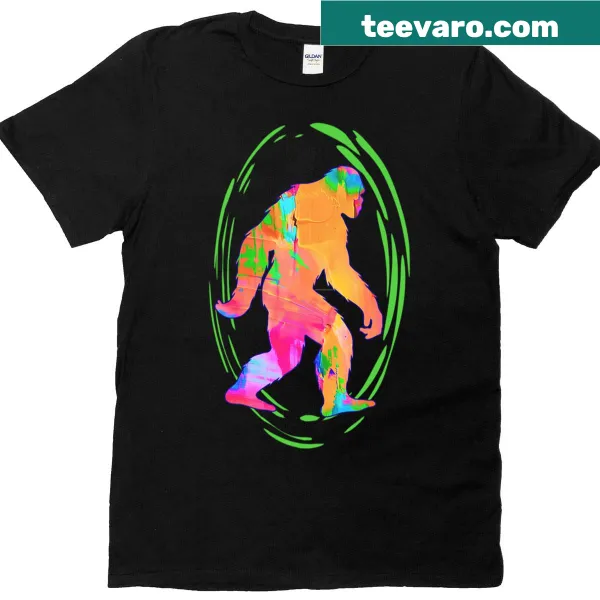 Bigfoot Neon T-shirt with a playful Bigfoot graphic