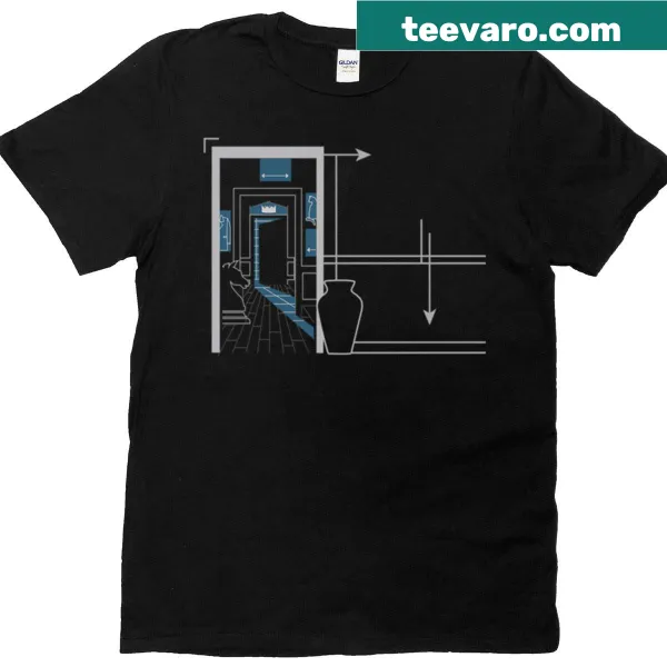 Charcoal t-shirt with the phrase 'Blue Prince' in bold typography