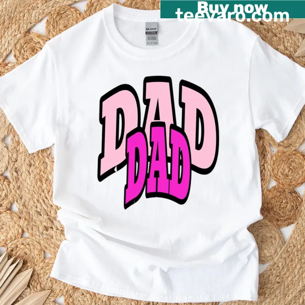 Simple text shirt with 'Dad' in bold letters