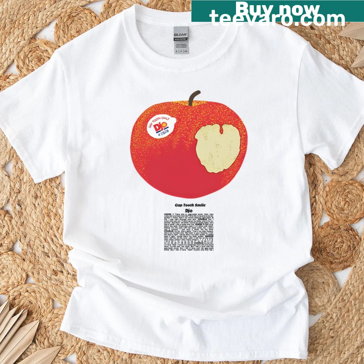 Djo merchandise T-shirt design — on a men's t-shirt