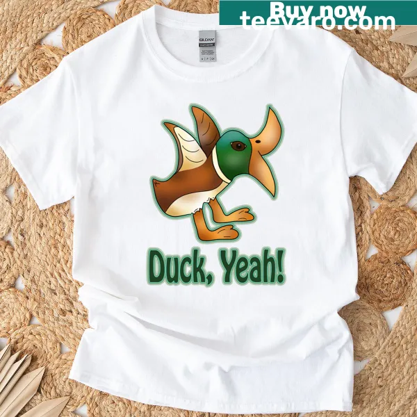 Duck Yeah t-shirt with playful typography