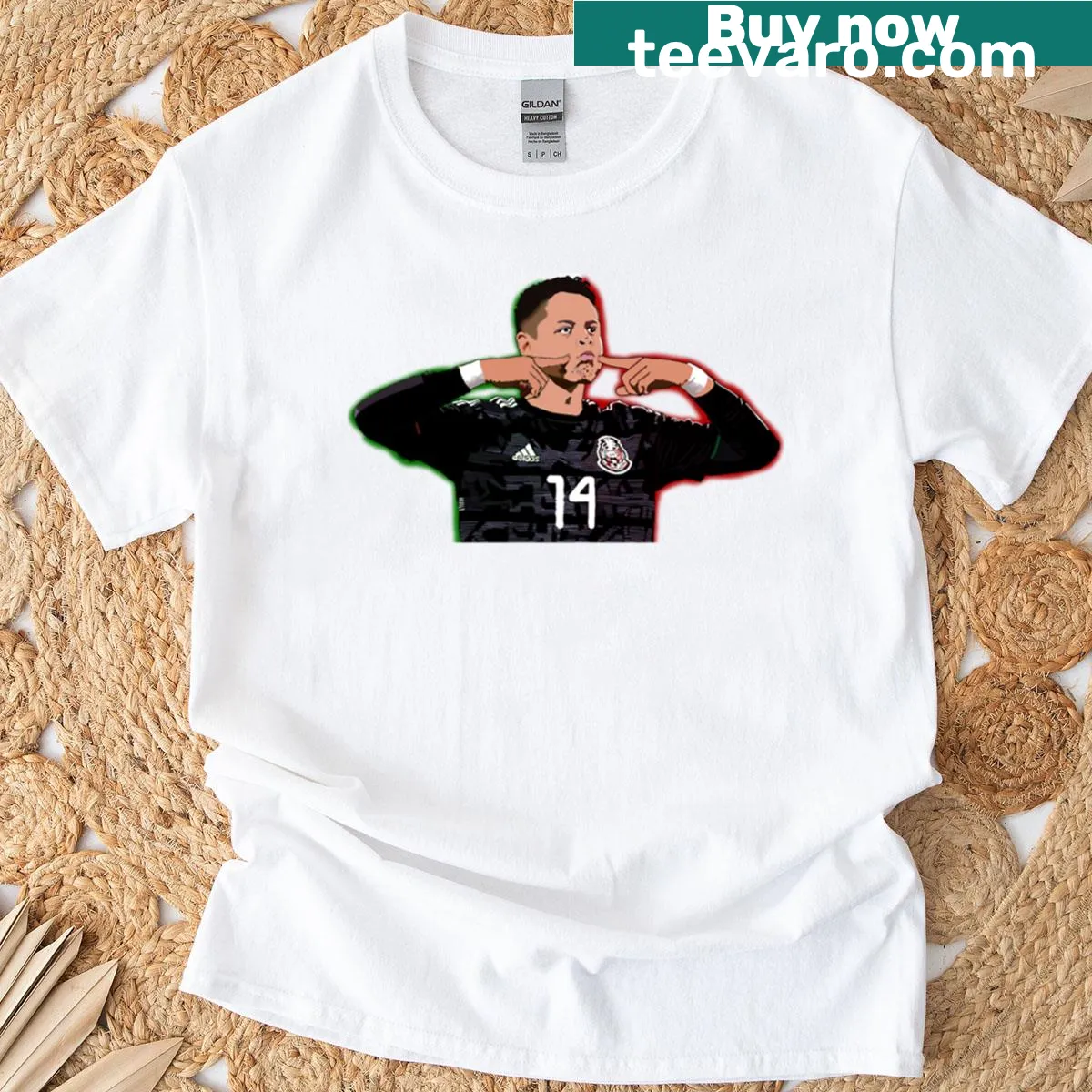 Charming illustration of a chicharrito on a t-shirt — on a men's t-shirt