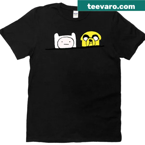 T-shirt featuring Finn and Jake from Adventure Time