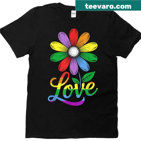 Skeleton hand holding a rainbow heart graphic for pride