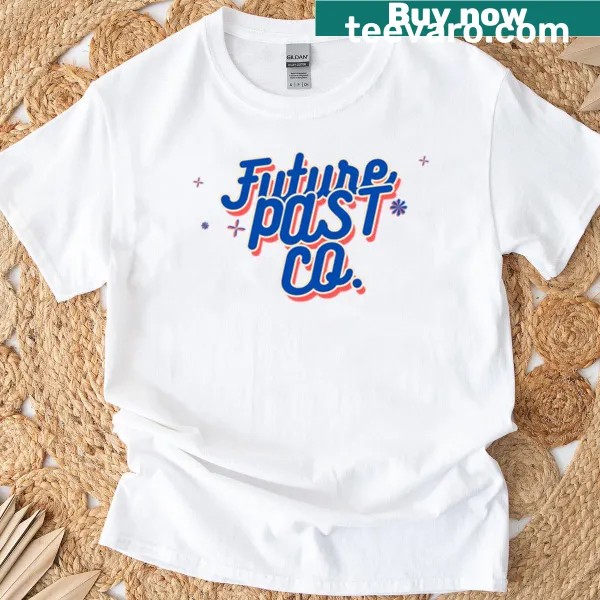 Minimalist hand-lettered Future Past Co t-shirt