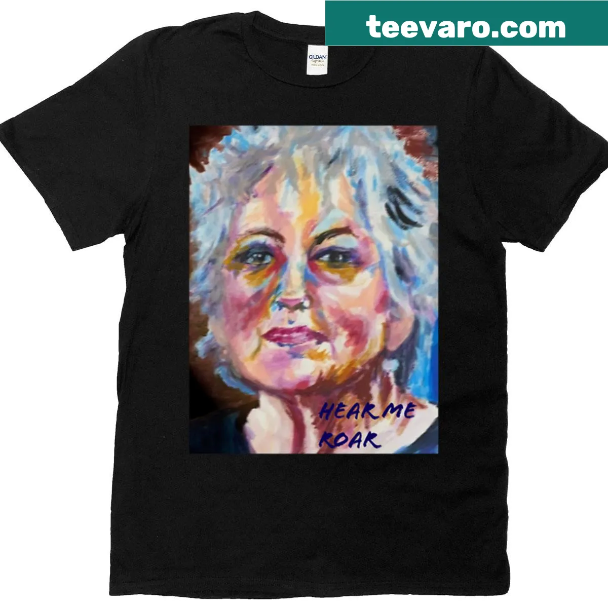Tribute to Germaine Greer on a feminist-themed t-shirt — on a men's t-shirt