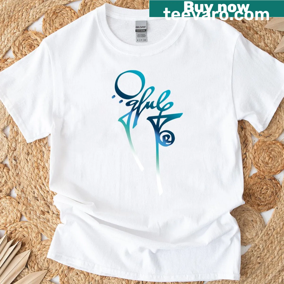 Graffiti artist Glub signature t-shirt — on a men's t-shirt