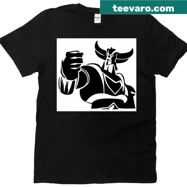 Vintage-themed t-shirt featuring Goldorak Ufo Robot Grendizer design