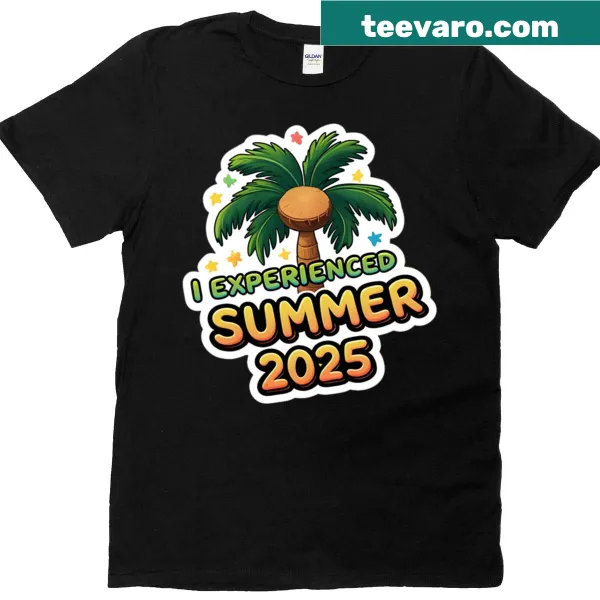 Future-themed t-shirt celebrating summer 2025