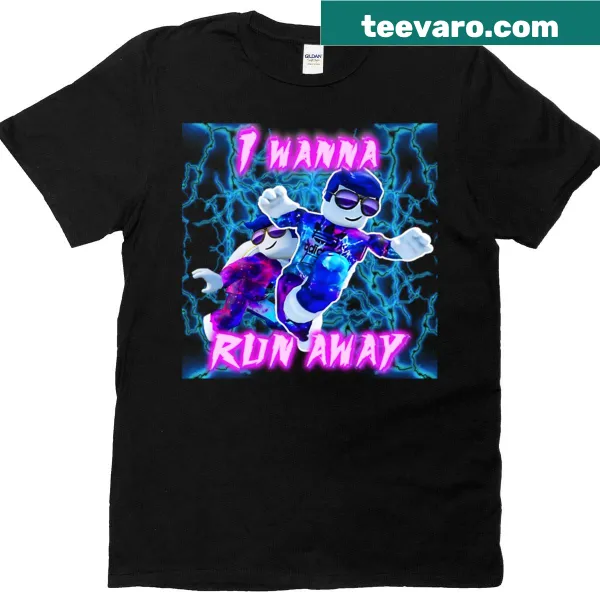 Humorous Roblox meme t-shirt with playful design