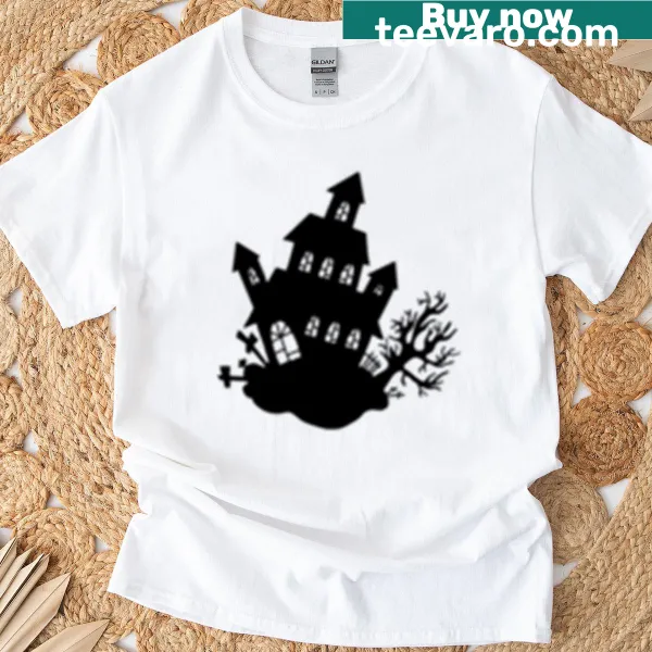 Vintage distressed Manor of Shadows themed t-shirt