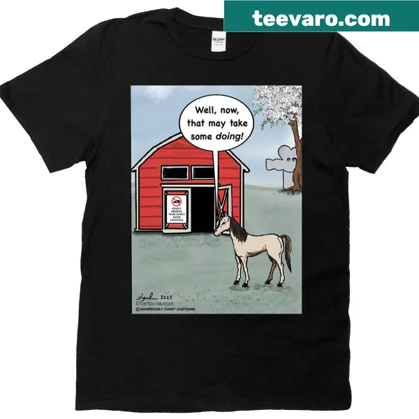 T-shirt with humorous 'Need An On-call Blacksmith' text design