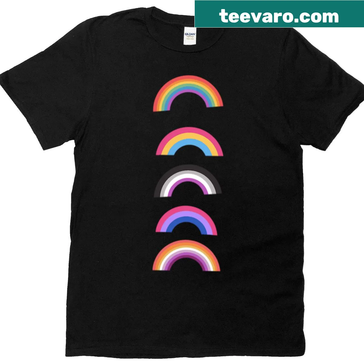 T-shirt featuring the word Pride in a celebratory design — on a men's t-shirt
