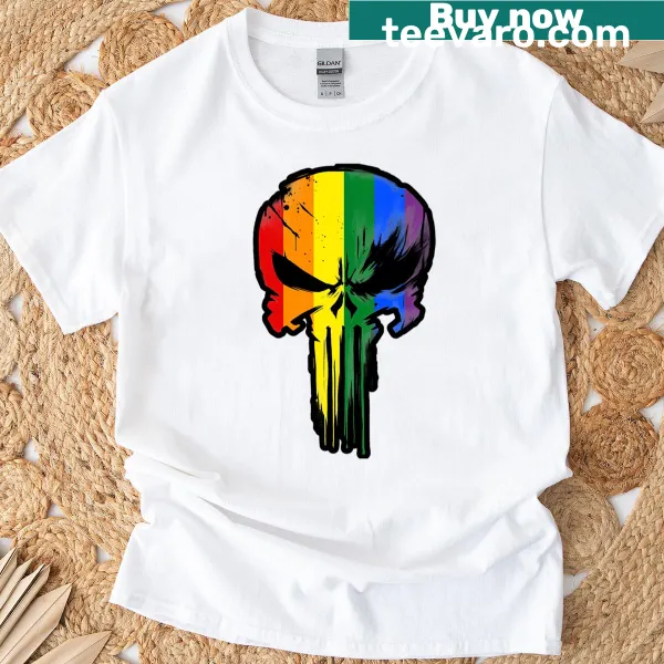 Striking T-shirt featuring an intricate skull design symbolizing pride and guardianship.