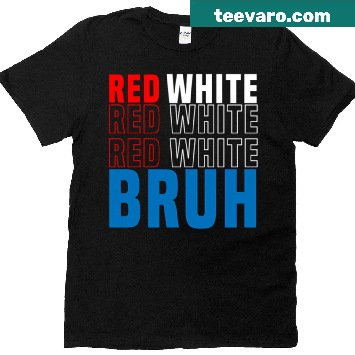 Vintage humor graphic about American pride T-shirt — on a men's t-shirt