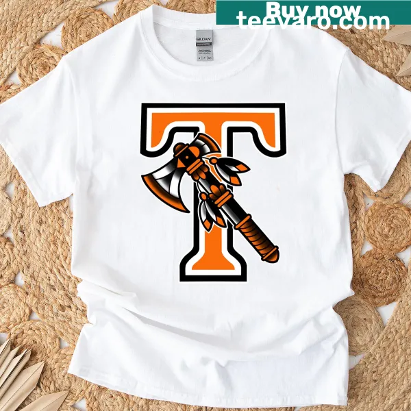 Playful typography T-shirt saying 'Roll Tribe'