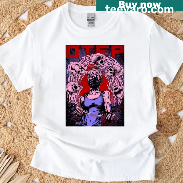 Cartoon skull juggling design T-shirt