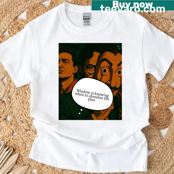 Cartoon design t-shirt illustrating strategic wisdom by Ejvibes