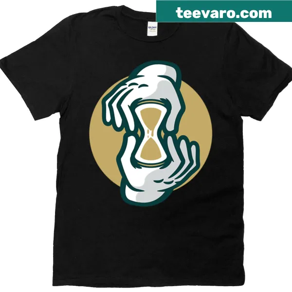 Inspirational phrase T-shirt promoting relaxation and calmness.