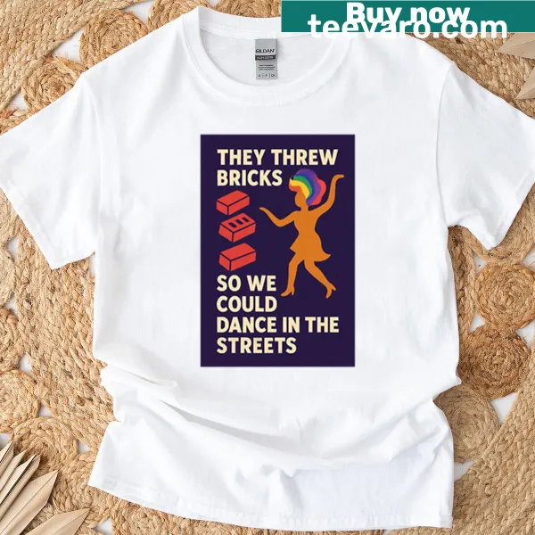 Artistic T-shirt depicting a protest theme related to LGBTQ+ rights