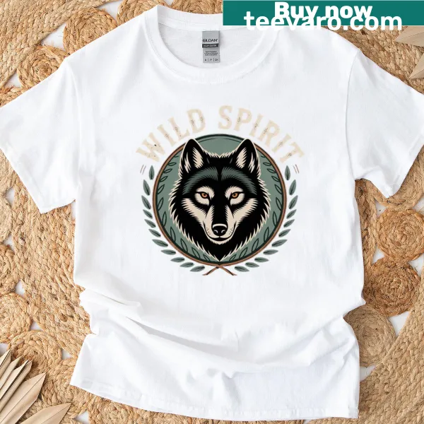 Vintage Wild Spilit T-shirt with retro text