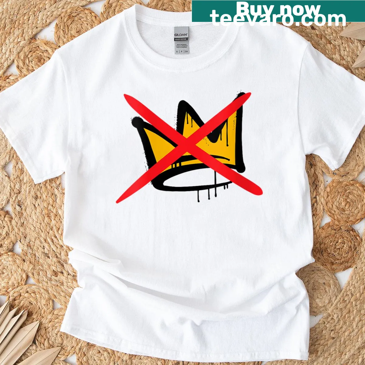 Bold text T-shirt promoting independence for women — on a men's t-shirt