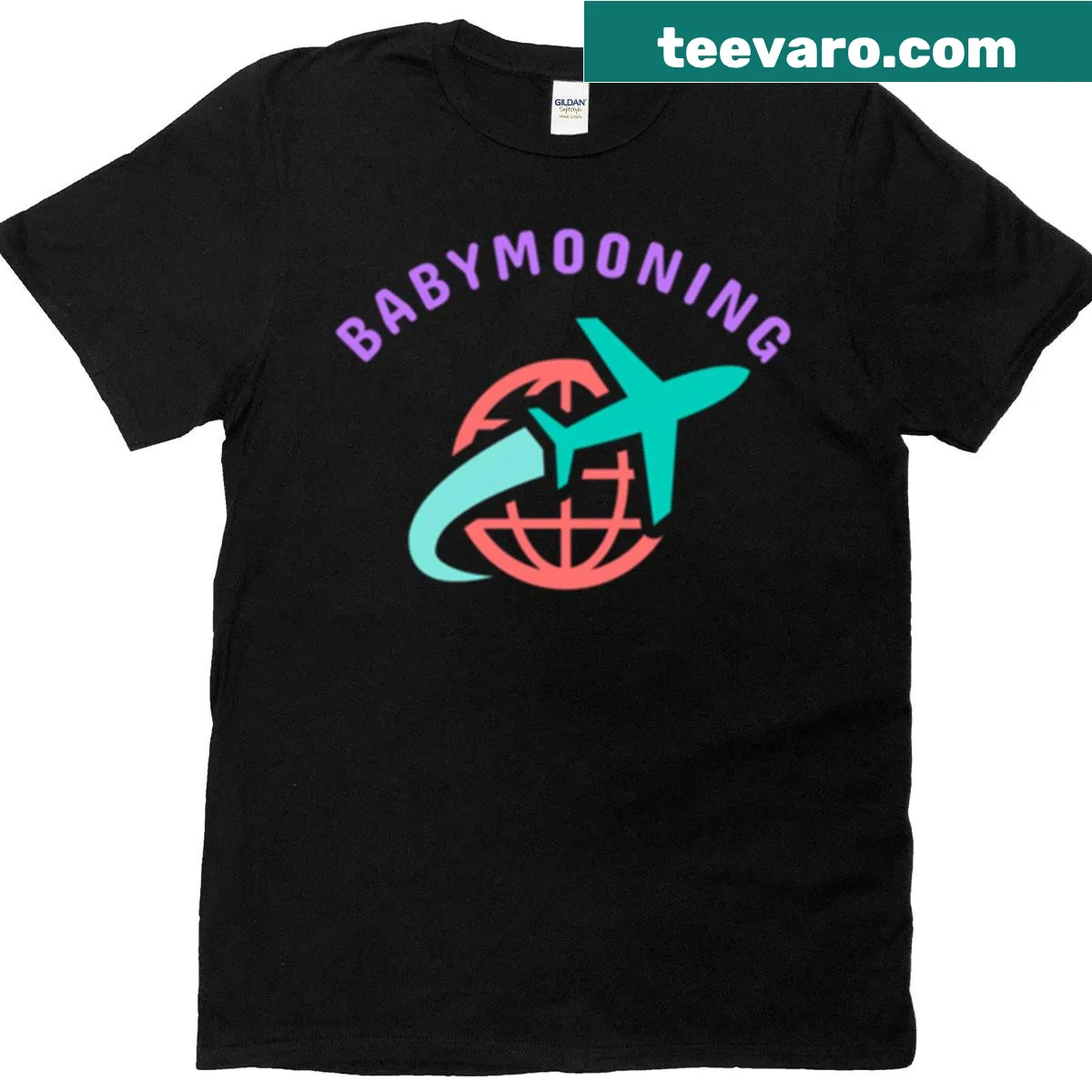 Humorous Babymooning T-shirt for expecting mothers — on a men's t-shirt