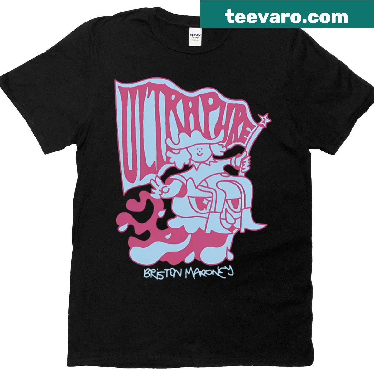 Briston Maroney graphic t-shirt featuring unique merch design — on a men's t-shirt