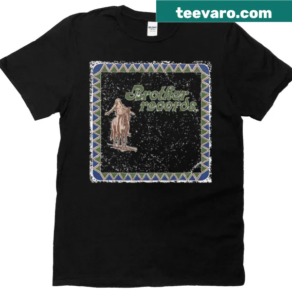 Brother Records logo t-shirt with nostalgic design