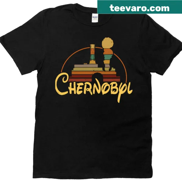 Chernobyl-inspired fantasy logo T-shirt with unique graphic design