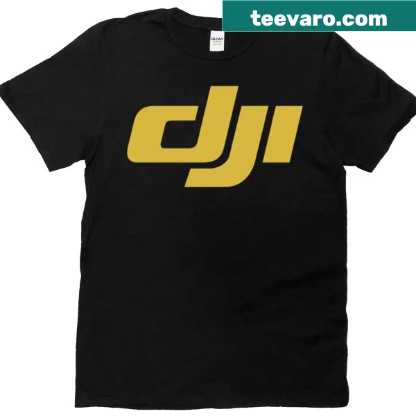 Vintage DJI logo t-shirt with minimalist design