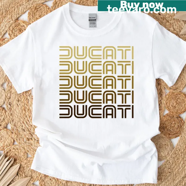 Ducati Motorcycles Italy T-shirt with logo and imagery