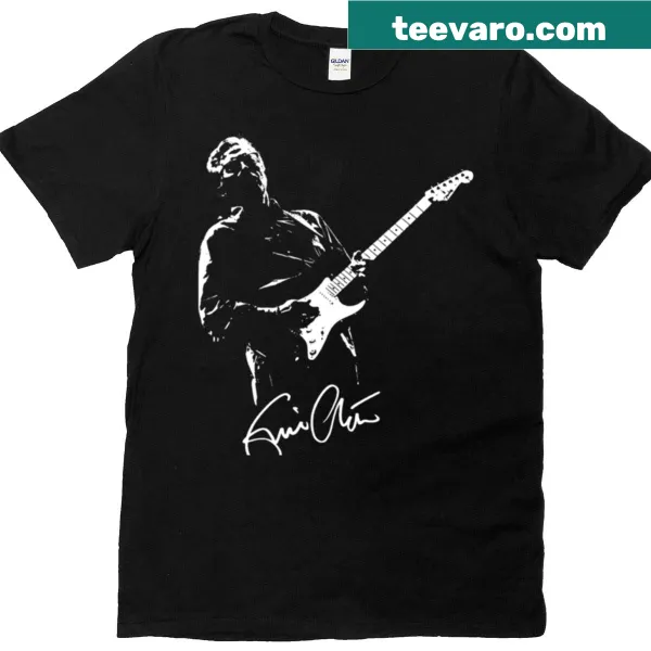 Retro logo T-shirt celebrating Eric Clapton's music