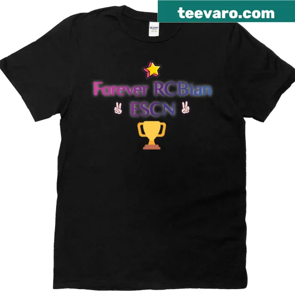 T-shirt with 'Forever RCB' text for cricket supporters