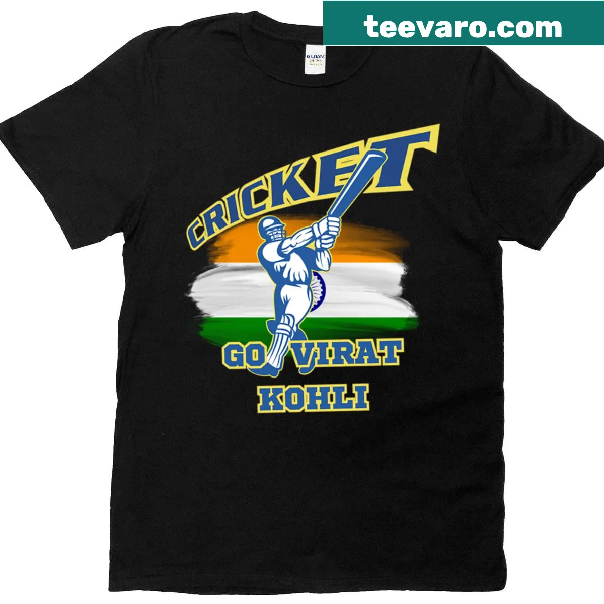 Oversized t-shirt featuring Virat Kohli graphic — on a men's t-shirt