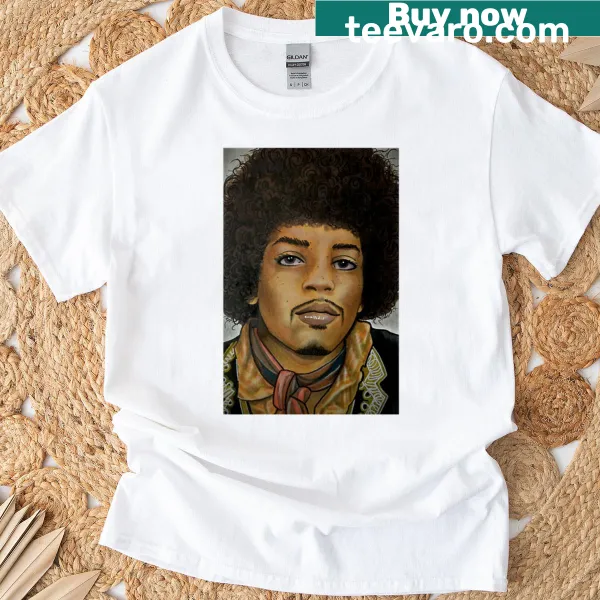 Oversized T-shirt featuring a vintage-inspired Hendrix graphic