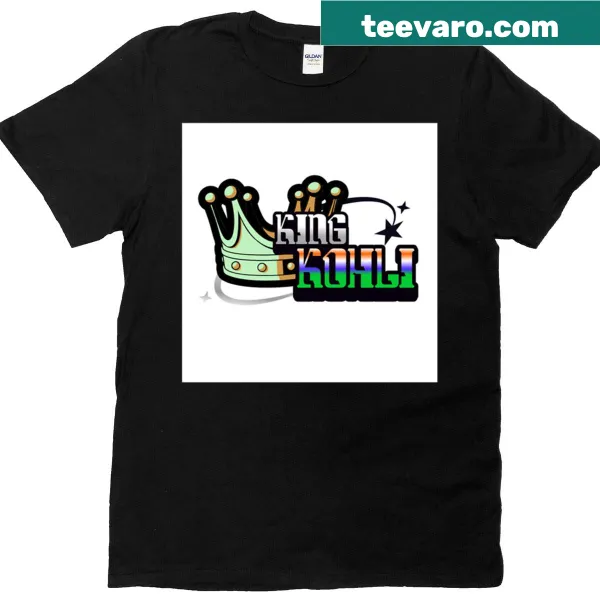 T-shirt featuring King Kohli design