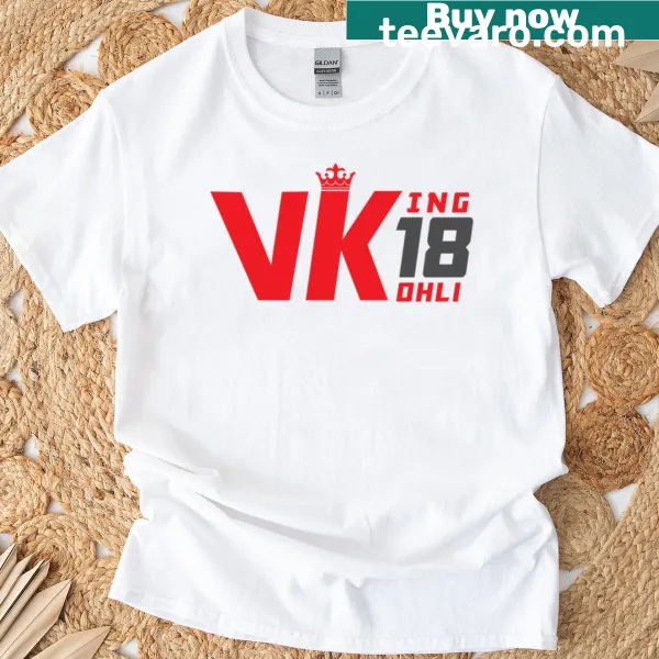 Oversized T-shirt featuring a bold graphic of Virat Kohli