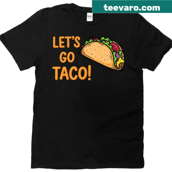 Cute rainbow doodle taco t-shirt for food lovers